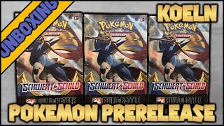 ?️ Pokemon Schwert & Schild PreRelease In Köln Recap - Pokemon TCG Opening