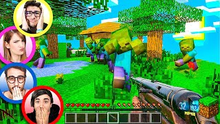 SOPRAVVIVI AI NUOVI ZOMBIE DI MINECRAFT CON I TUOI AMICI!!