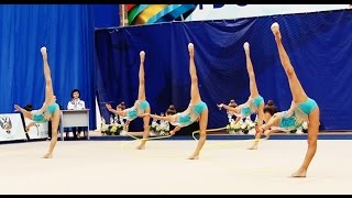 ФСОП "Россия" групповое упражнение, скакалки, "Надежды России" 2016