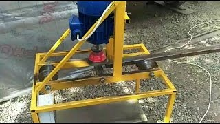 Зачистной станок для профильной трубы