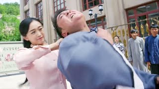 日本武士當眾欺負賣藝老頭，不料被一個女孩教訓了！