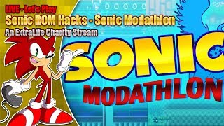Let's Try - Sonic ROM Hacks (Sonic Modathlon - ExtraLife Charity Live stream 10th May '18 8pm BST)