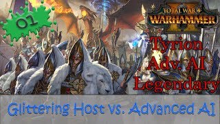 Warhammer 2 Tyrion E01 High Elves Legendary Advanced AI Campaign - Glittering Host vs ADV AI!