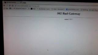 Quando o sit markmediabr.com dar erro 502 Bad Gateway