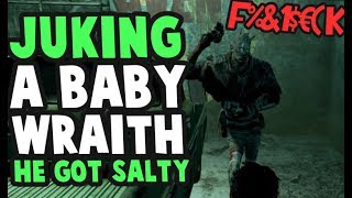 Juking a baby Wraith - he got salty - Gameplay