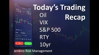 JRM Trading Recap - Oil, Stocks, Bonds, FX