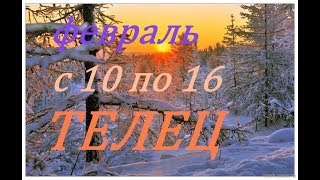 ТЕЛЕЦ.ПРОГНОЗ на НЕДЕЛЮ с 10 по 16 ФЕВРАЛЯ 2020 год.