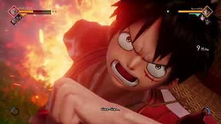 Jump Force Open Beta Online Gameplay Luffy's Red Hawk and Rukia's Ice