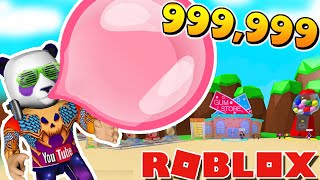 НАДУВАЕМ ПУЗЫРИ в РОБЛОКС СИМУЛЯТОР ЖВАЧКИ | Roblox Simulator BGS