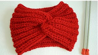 TURBAN Headband - Pletena traka za glavu ( DIY Tutorial)