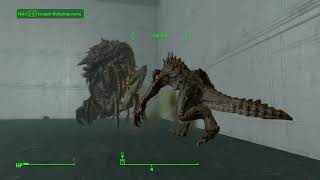 Fallout 4 - Mythic Deathclaw vs Mirelurk Queen