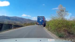 Relaxed driving from Skopje to Kumanovo in Macedonia