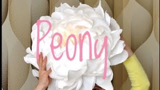 МК/DIY/Большие цветы/Пион