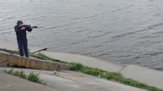 охота с пневматикой на утку хатсан 125!hatsan 125 hunting with airguns