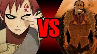 Gaara vs Crocodile (Naruto vs One Piece) - ¿Quién gana? Ep.1