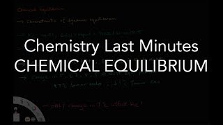 [DSE CHEMISTRY][化學科] Last Minute Revision - Chemical Equilibrium