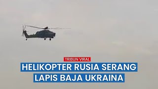 Angkatan Udara Rusia Serang Brutal Kendaraan Lapis Baja Militan Ukraina