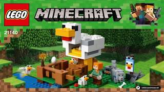 LEGO Minecraft 2018 THE CHICKEN COOP 21140 Лего Майнкрафт Курятник