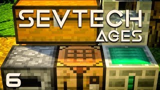 SevTech: Ages EP6 Age 1 Crafting Table Upgrade + Prospecting Ore