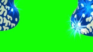 Футаж елочные новогодние игрушки переход хромакей #1 Christmas decorations chroma key effects