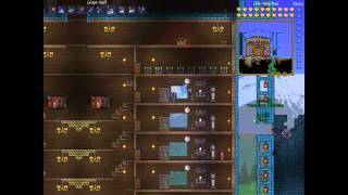 Terraria Speed Build [Большой красивый замок]