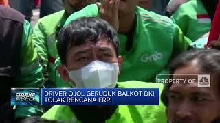 Driver Ojol Geruduk Balkot DKI, Tolak Rencana ERP