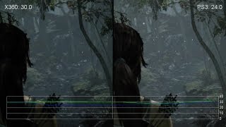 Tomb Raider Xbox 360/PS3 Like-For-Like Frame-Rate Tests