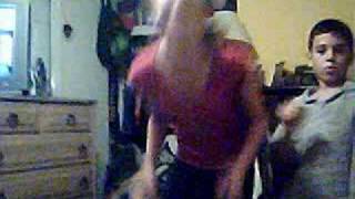 nicky doing the soulja boy with his sister and brother