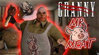 MR. MEAT HORROR GAME! GRANNY IS A BALD BUTCHER!!!!