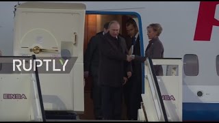 LIVE: Putin lands in Berlin for Normandy Four talks