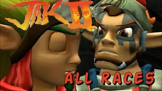 Jak 2 - Races Walkthrough - 1080p60fps No Commentary