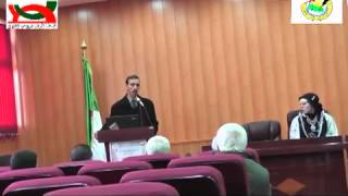 Mass Brima Abdelkarim à l'occasion de l'inauguration du département de Tamazight - Batna