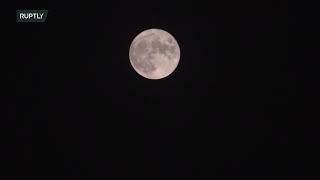 LIVE: 'Sturgeon Moon’ illuminates Tehran sky