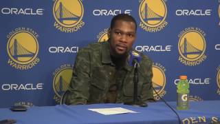 Full Kevin Durant press conference following 40-point performance against OKC