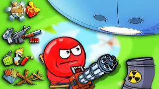 КРАСНЫЙ ШАР СТРЕЛЯЕТ В ЗОМБИ НА БОЛОТЕ ПОДЗЕМНЫЕ ХОДЫ   RED BALL 4 Volume 5 INTO THE CAVE
