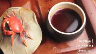 2013 Yunnan Sourcing "Xue Ju Shu Pu" Ripe Pu-erh and Snow Chrysanthemum tea brick