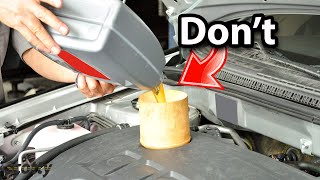 Stop Using This Type of Engine Oil Right Now