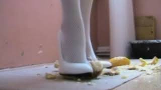 Aurora Crushes Grapefruit with High Heels
