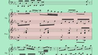 Boildieu - Concerto for Harp and Orchestra - With Score of arrangement for Harp and Piano