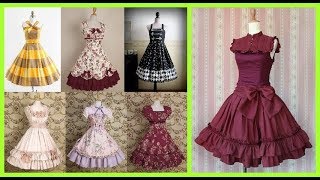 Stylish Cotton Frilly Frock Designs For Girls
