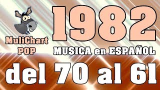 Música EN ESPAÑOL 1982 - 02 de 08 (Ranking MuliChart POP)
