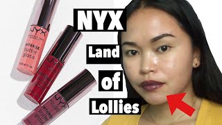 NYX LAND OF LOLLIES LIP TRIO ORNAMENT (SWATCH & REVIEW) | Simply Yosh
