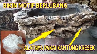 TUTORIAL BIKIN POT BONSAI RELIEF