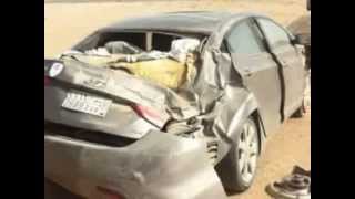 حوادث السيارات- حادث هواندي النترا من الخلف موديل 2013