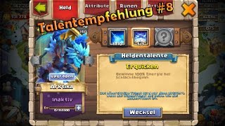 Castle Clash - Talentempfehlung #9 Arktika & Moltanica