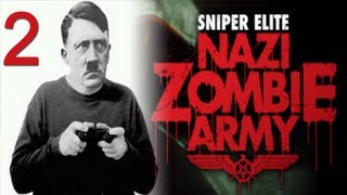 Let's Play Sniper Elite Nazi Zombie Army Co-Op with Linus117 - Part 2 - Defend EVERYTHING