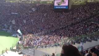 Lazio Sampdoria 12 Maggio 2013 Noi Siamo i Bianco Blu - sfida Curva Nord Tribuna Tevere