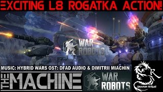 War Robots - Test Server Rogatka On The New Moon Map - Exciting Game Play Music Video