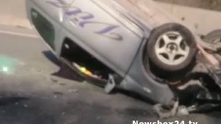 ДТП с перевертышем в районе Седанки стал причиной грандиозной пробки
