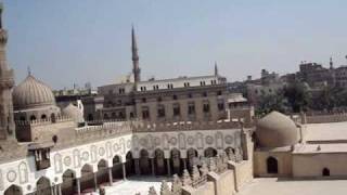 Al-Azhar Mosque جامع الأزهر الشريف Pemandangan dari atas Masjid Al-Azhar Kairo